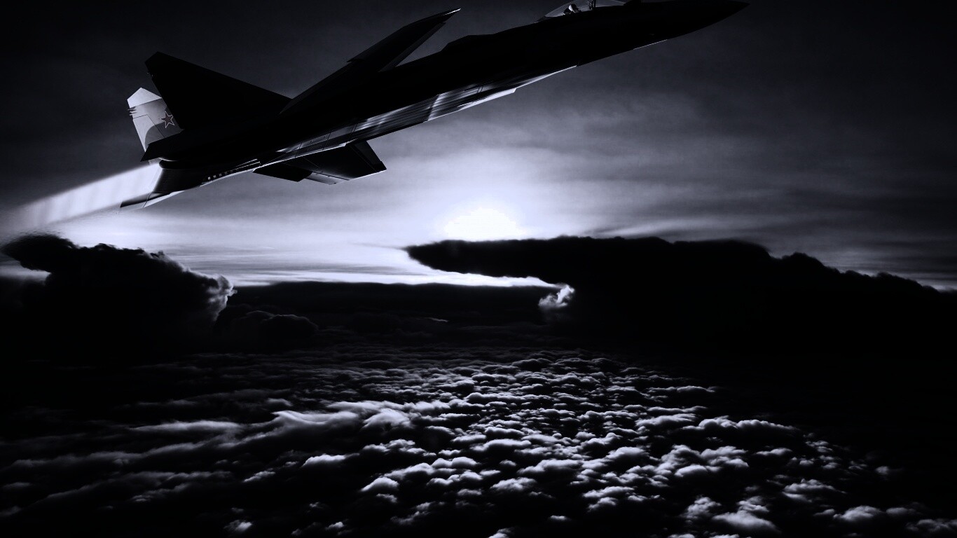 Истребители в небе обои