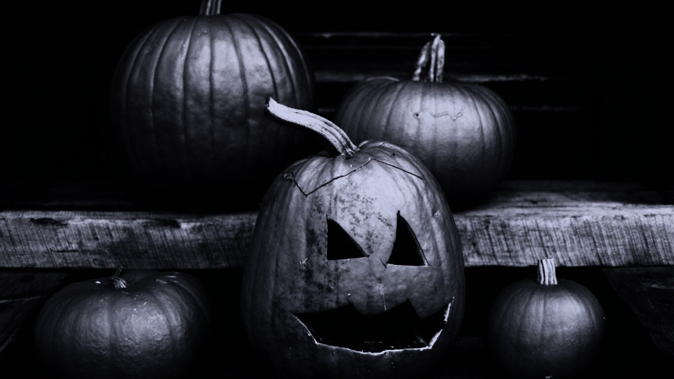 Тыквы на хэллоуин обои