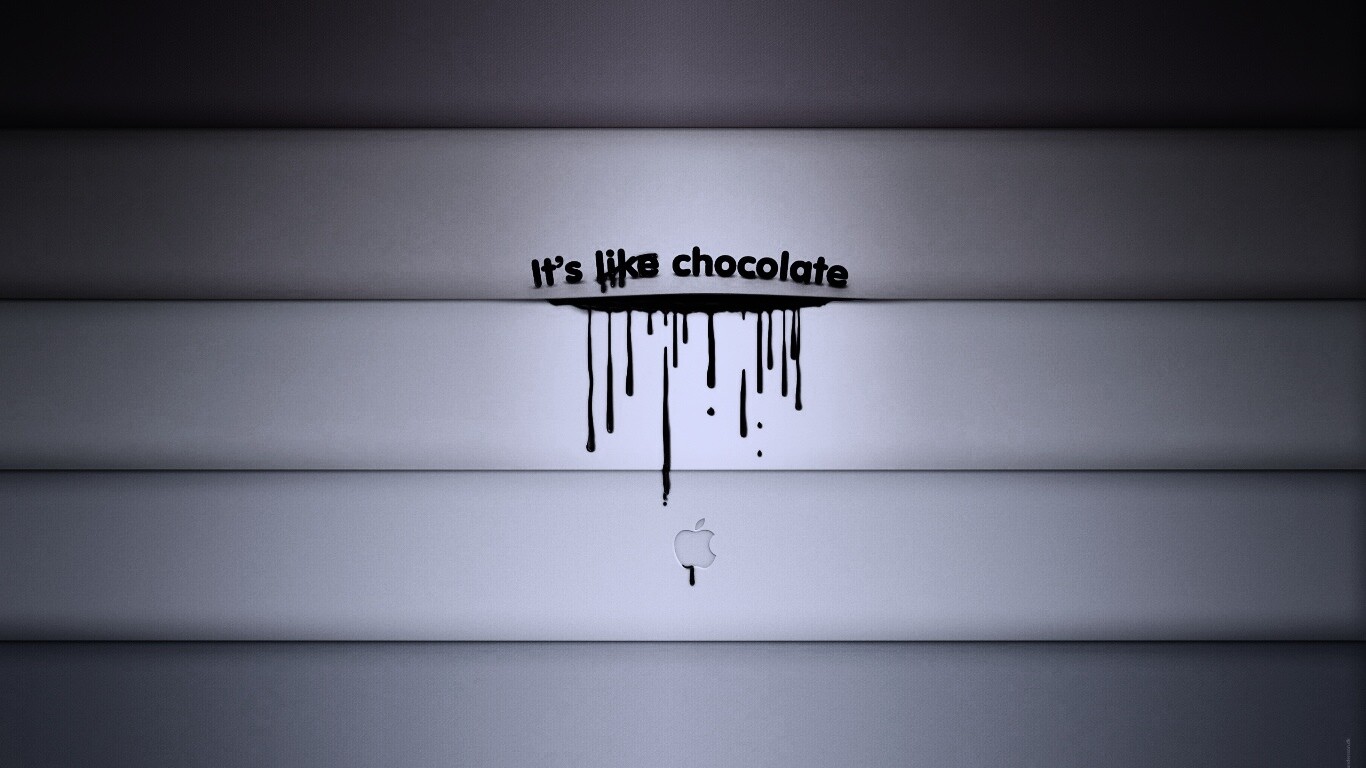 It"s not like chocolate обои