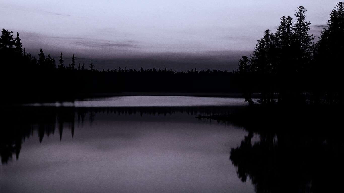 Вечерний пейзаж обои