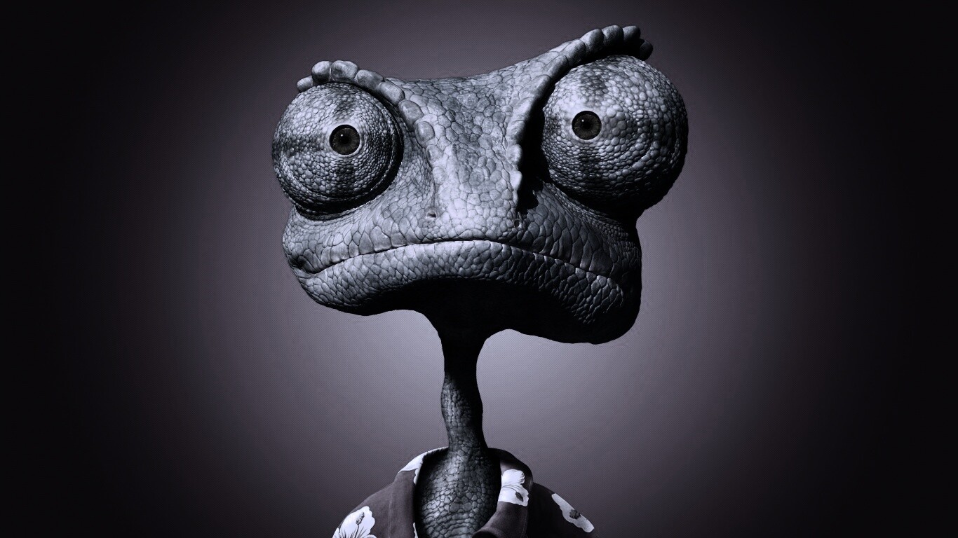 Ранго на красном фоне обои