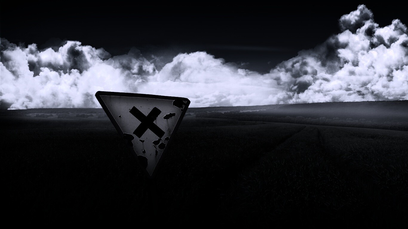 Знак с крестом обои