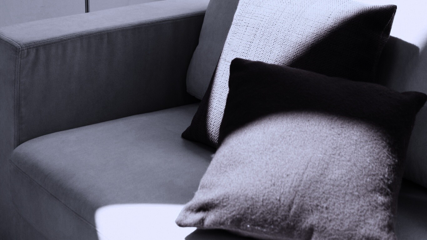 Красные подушки обои