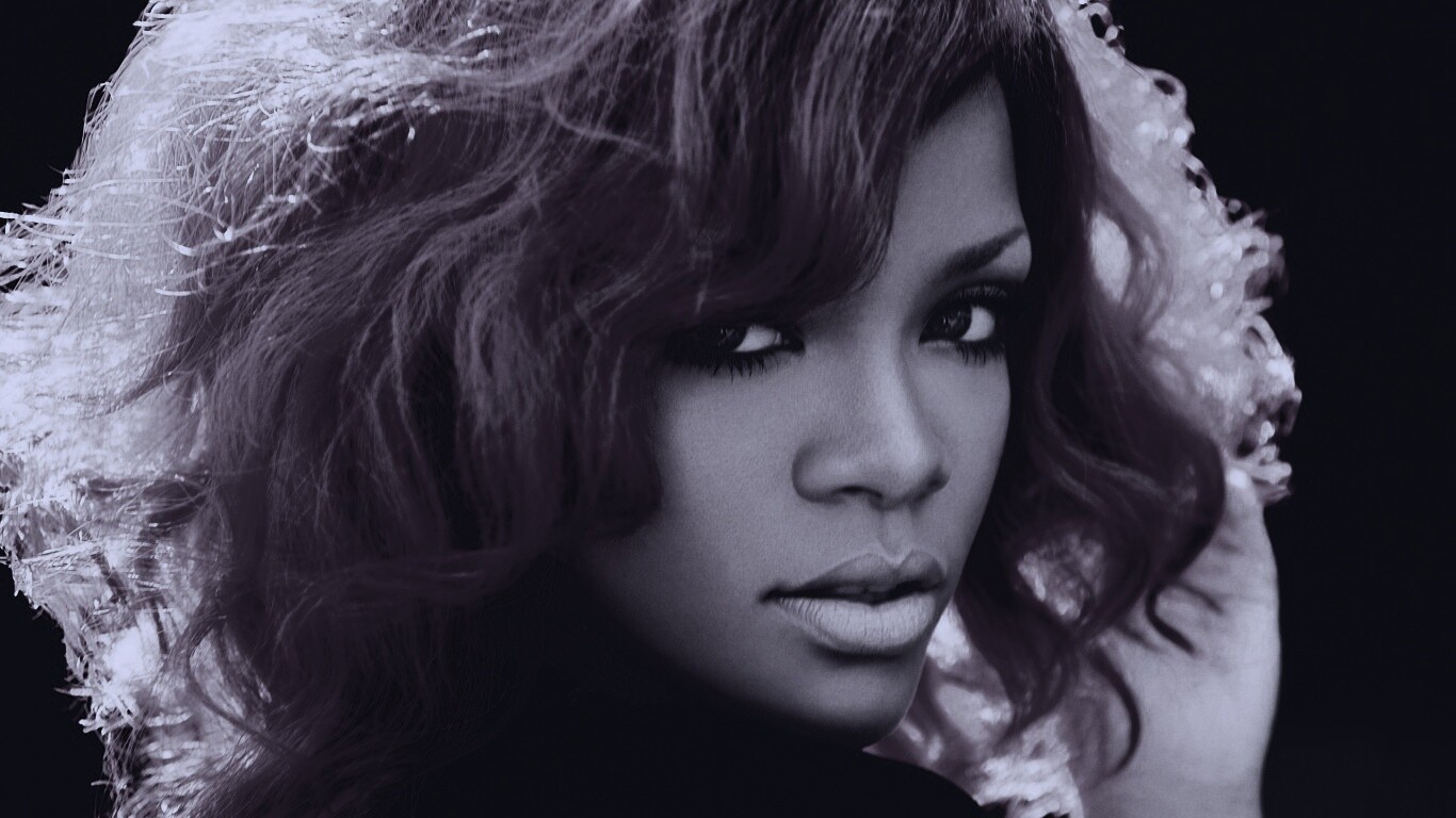 Огненная Рианна обои