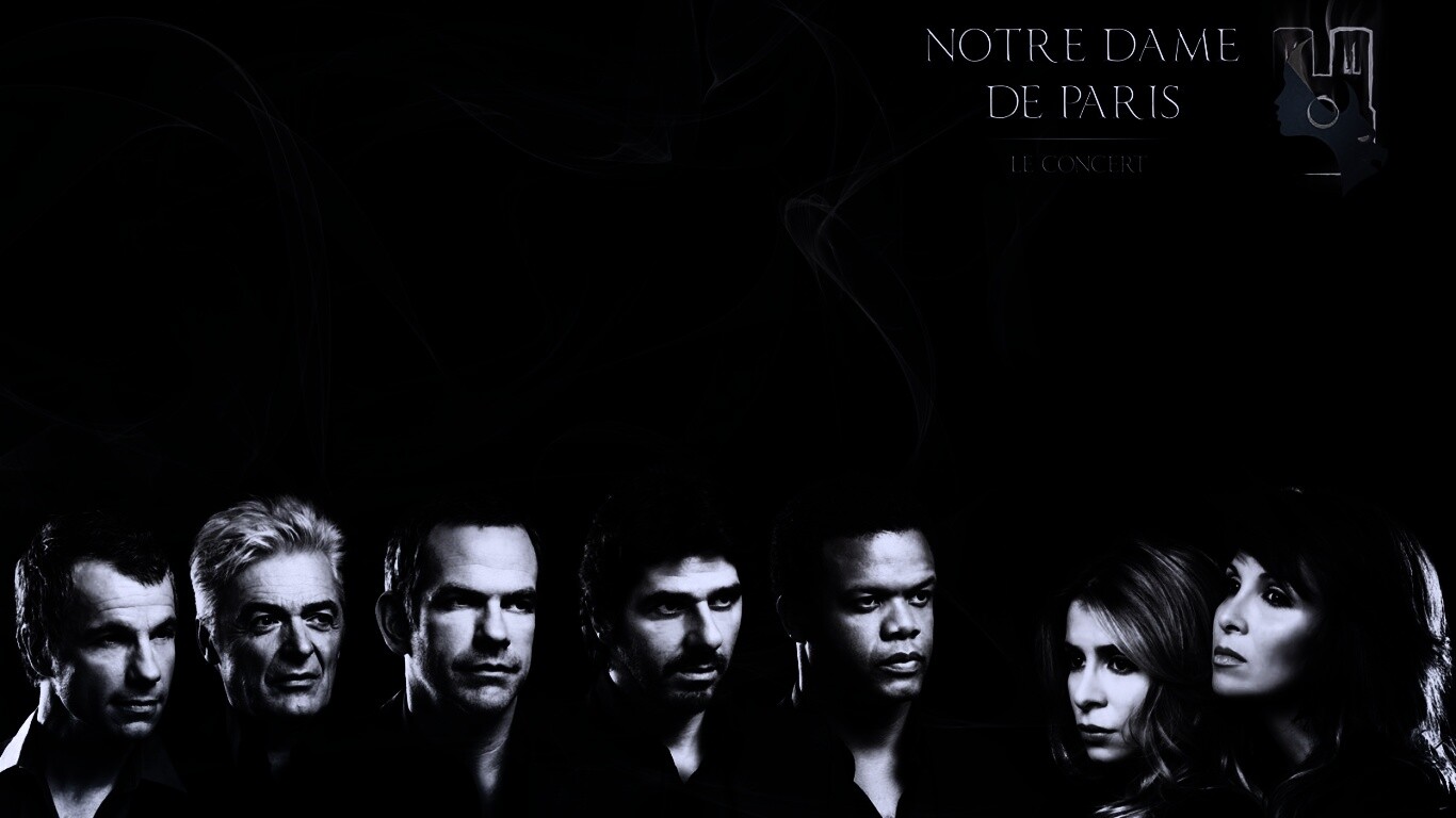 Актрёры мюзикла Нотр Дам де Пари обои