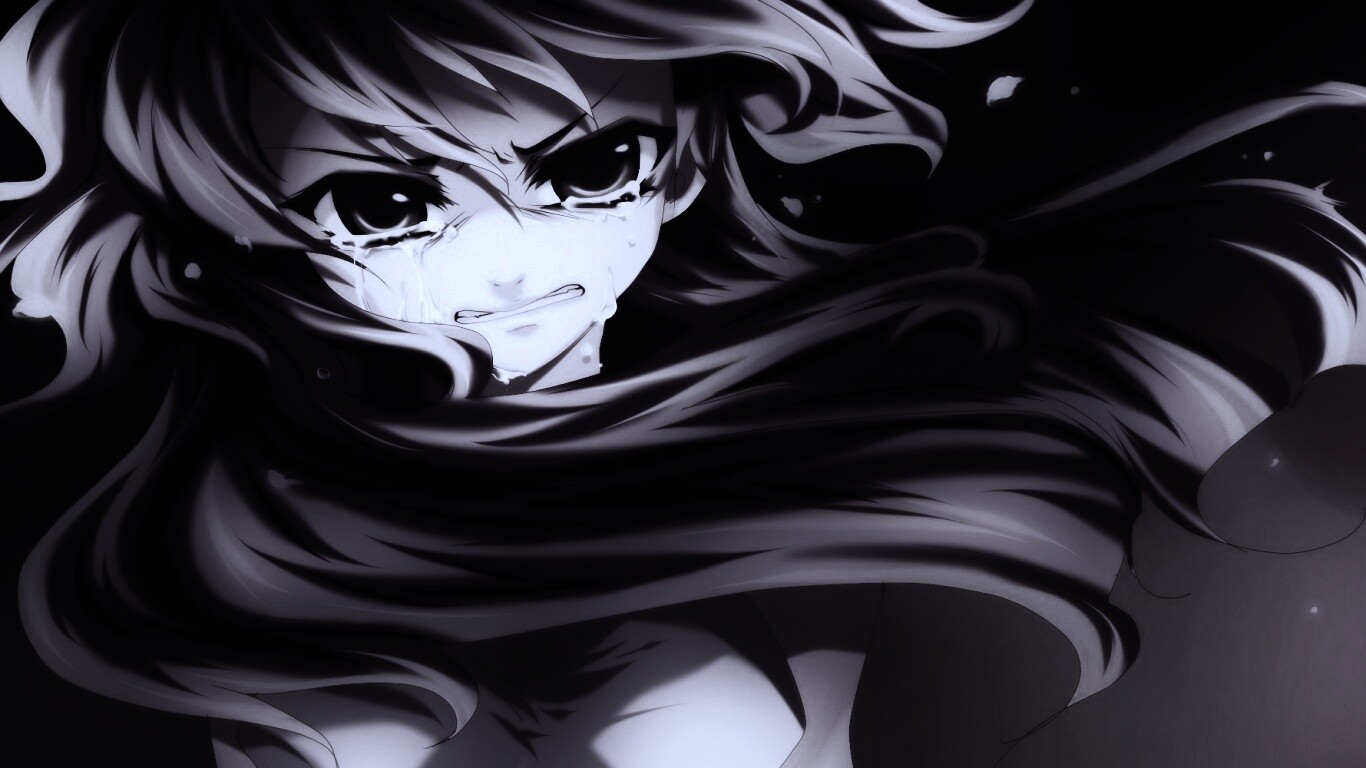 Девушка плачет обои