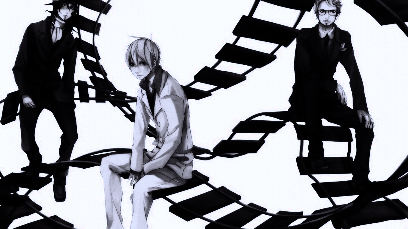 Парни в костюмах обои