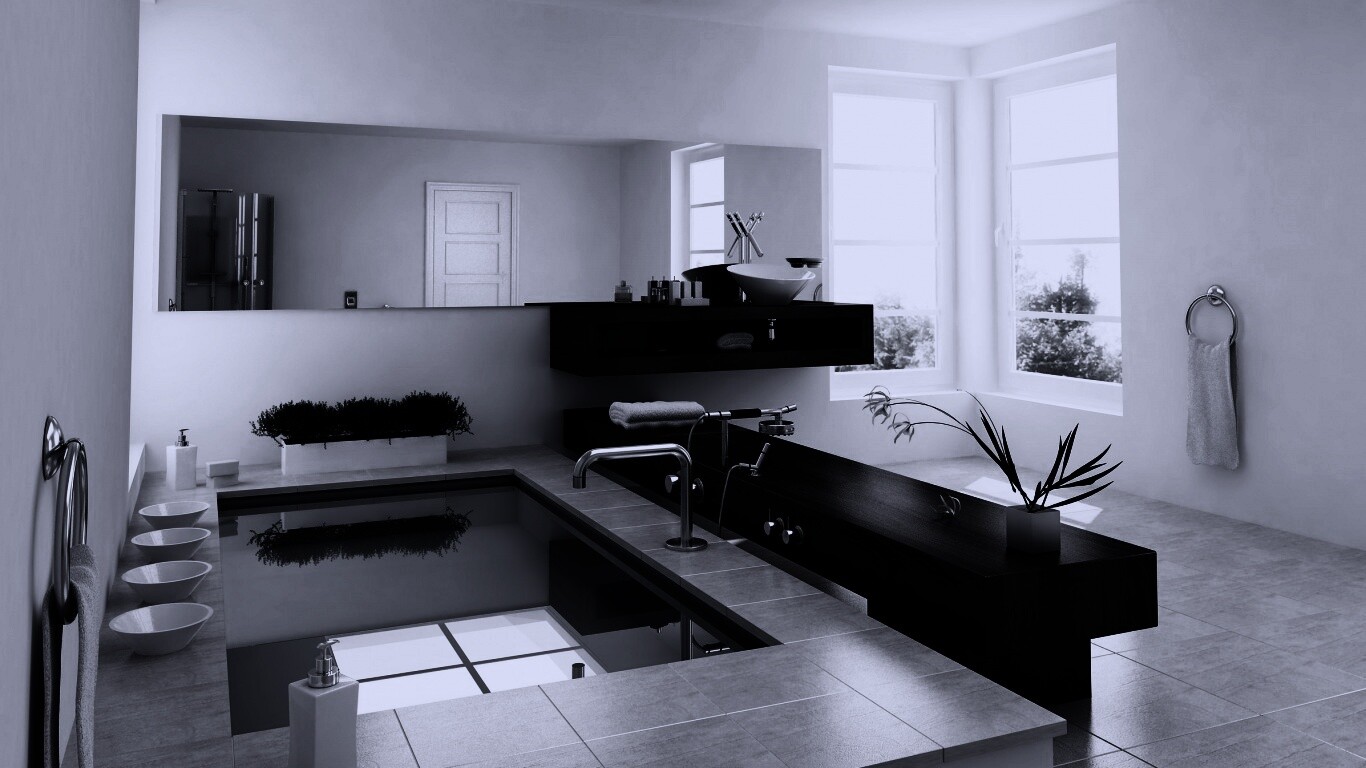 Ванная комната обои