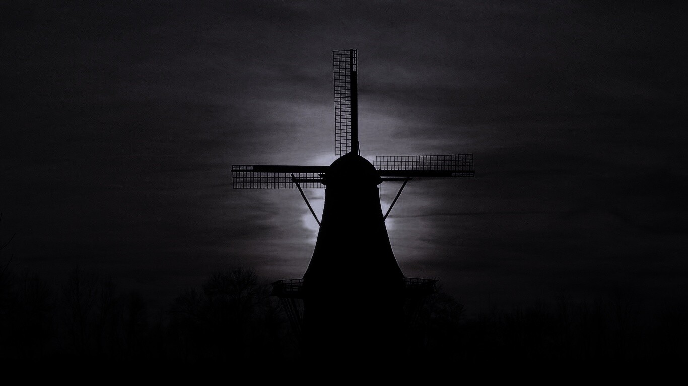 Мельница обои