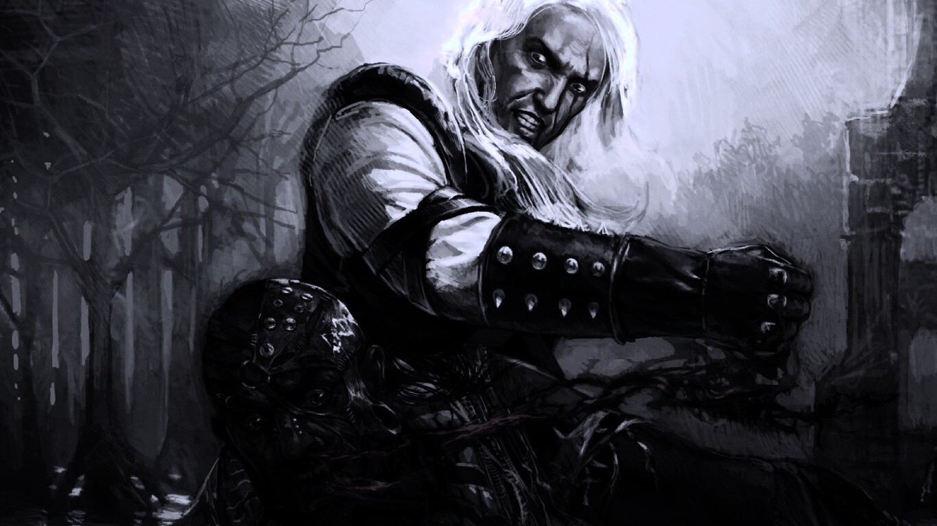 Геральт против Азара обои