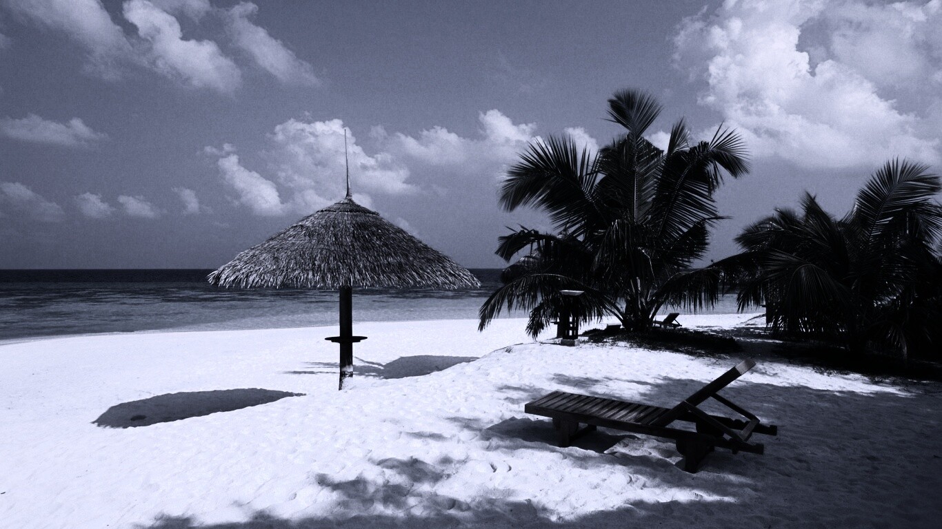 Рай на мальдивах обои