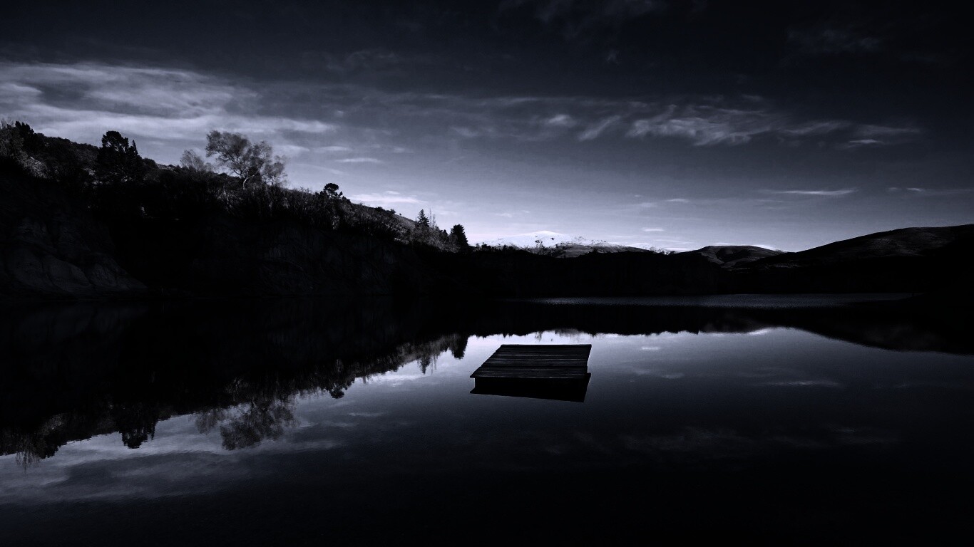 Уединенное озеро обои