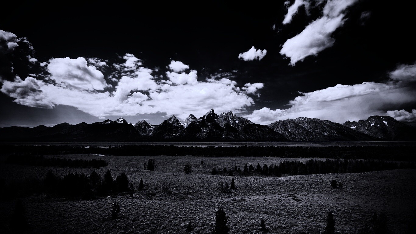 Степь и горы обои