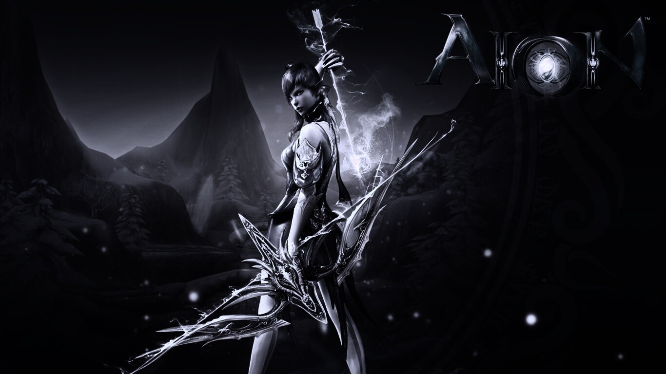 Эльфийка из Aion обои