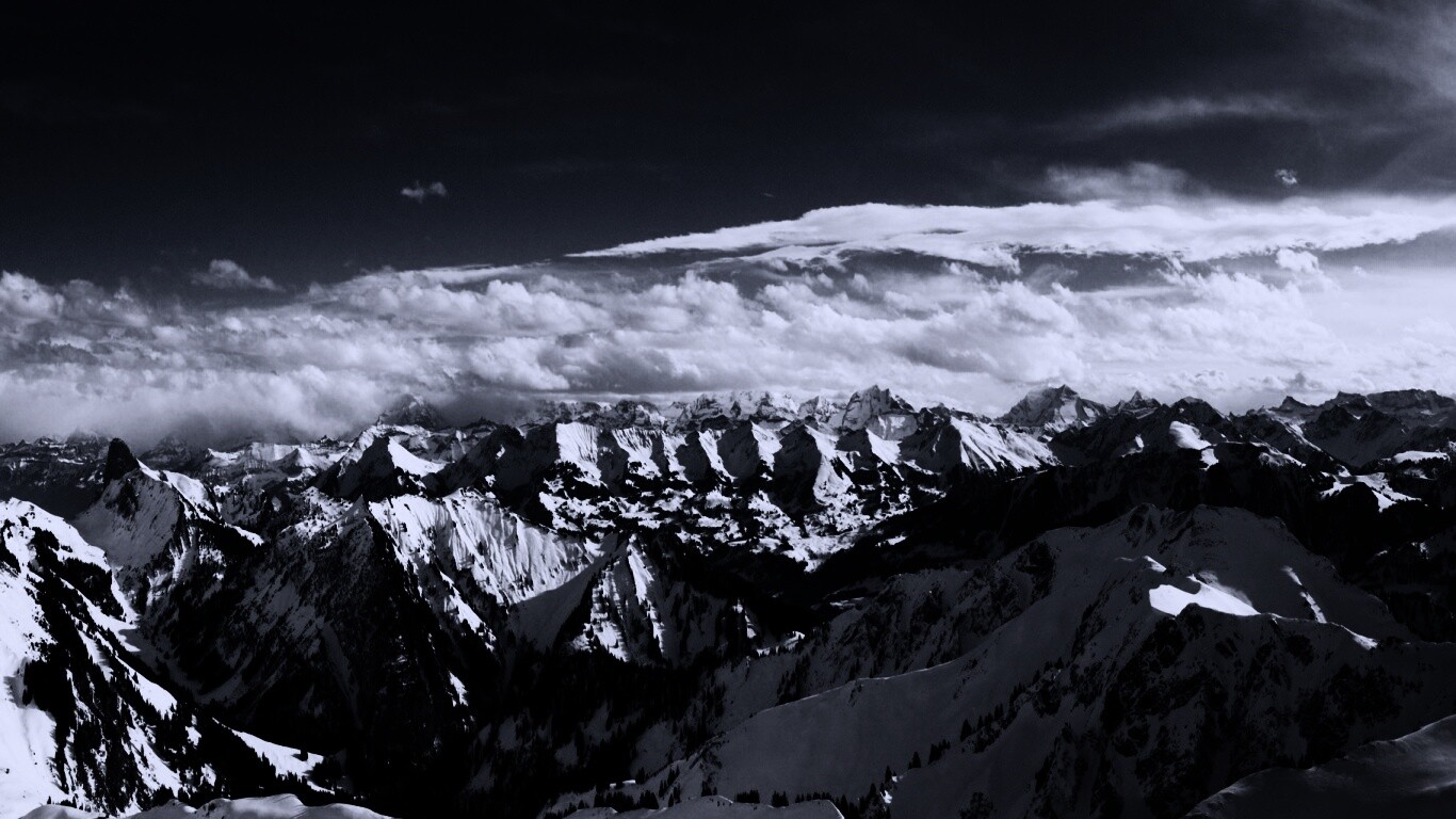 Горный пейзаж обои