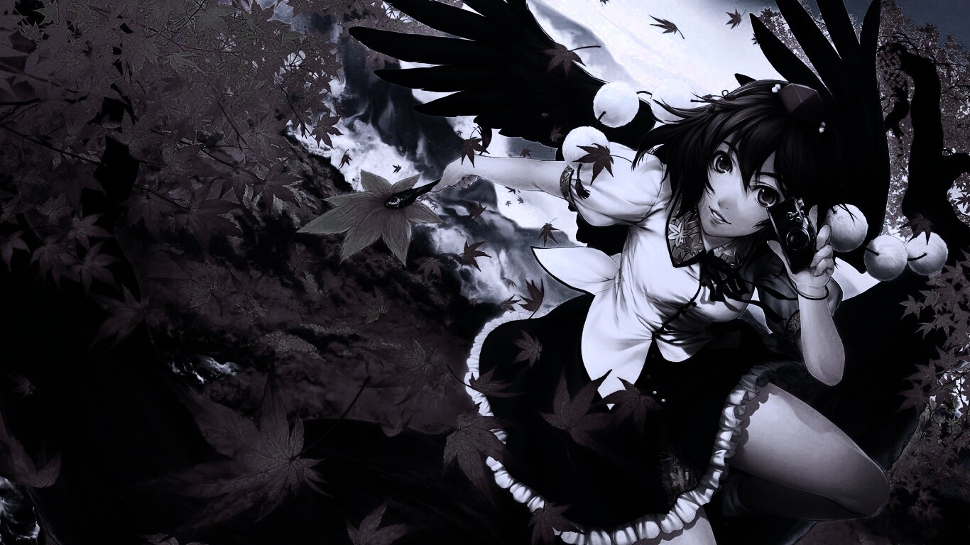 Девушка с фотоаппаратом обои