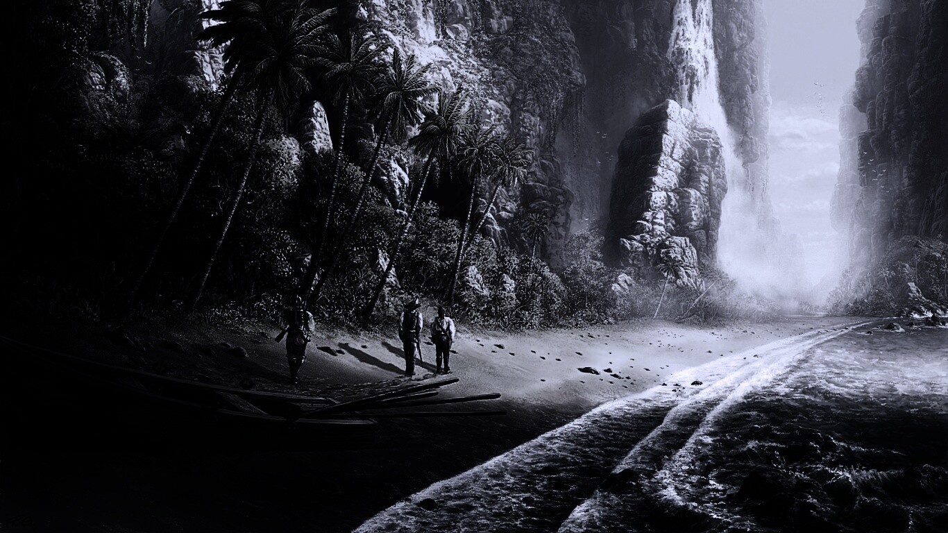 Люди на необитаемом острове обои