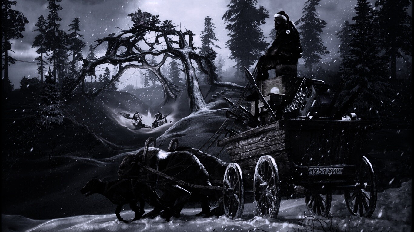 Новогодний Сталкер обои