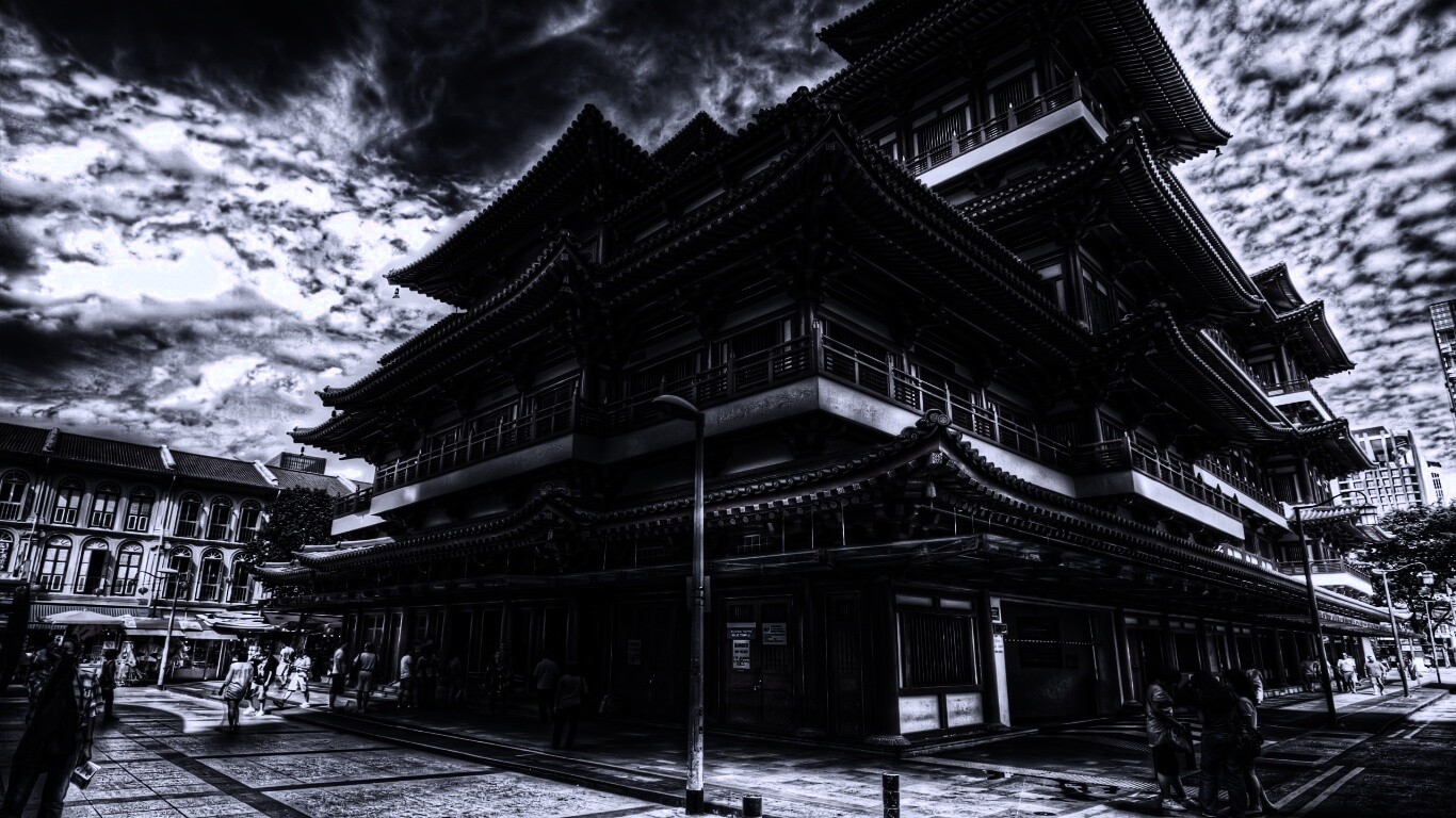 Храм в Сингапуре обои