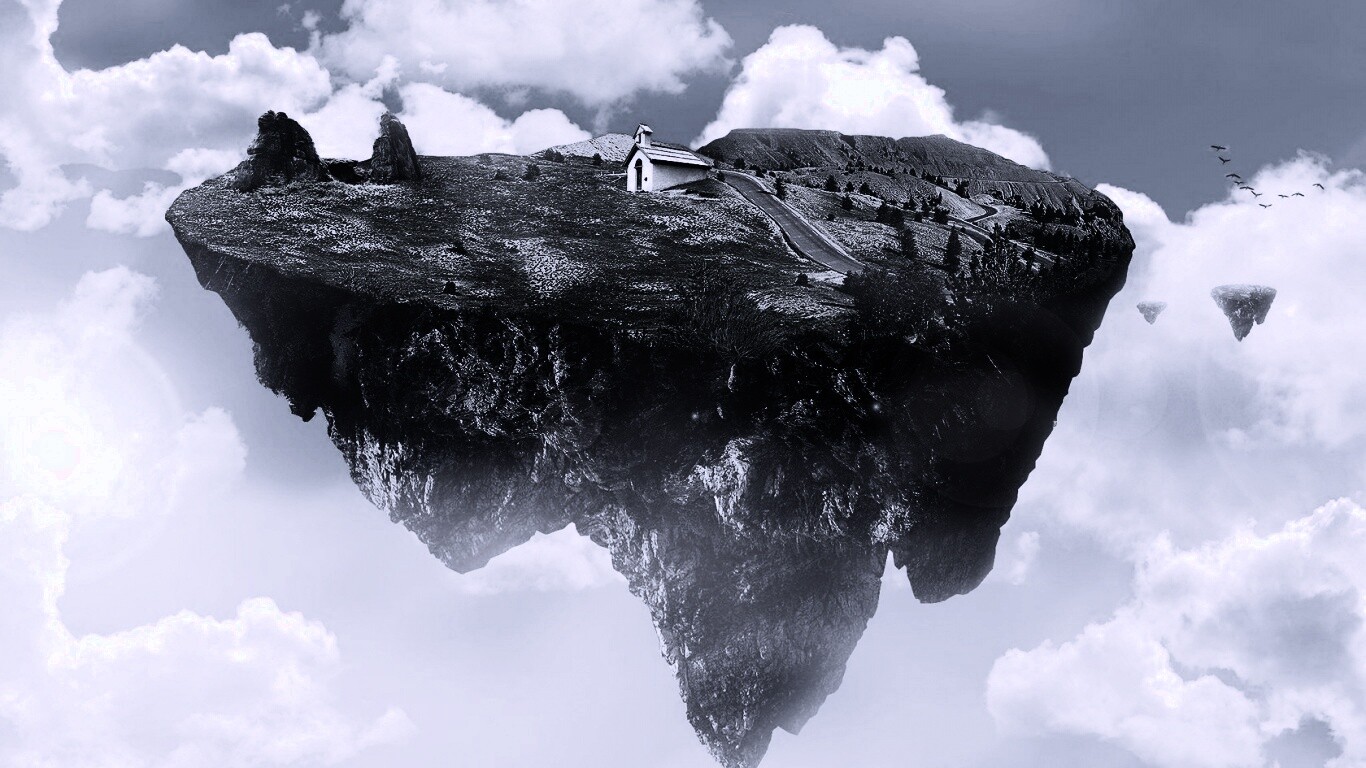 Летающий острв обои