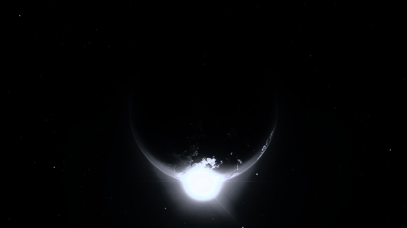 Восход виден из космоса обои