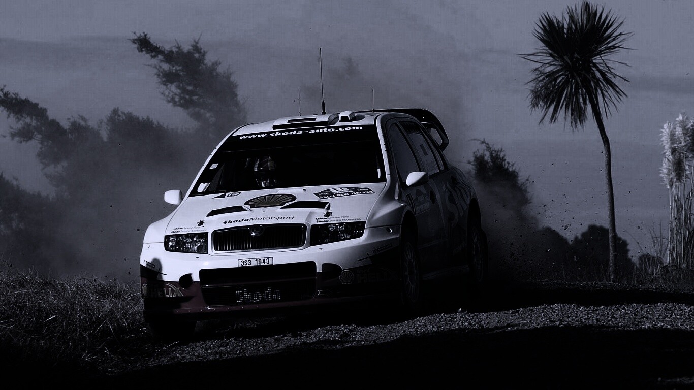 Раллийная шкода обои