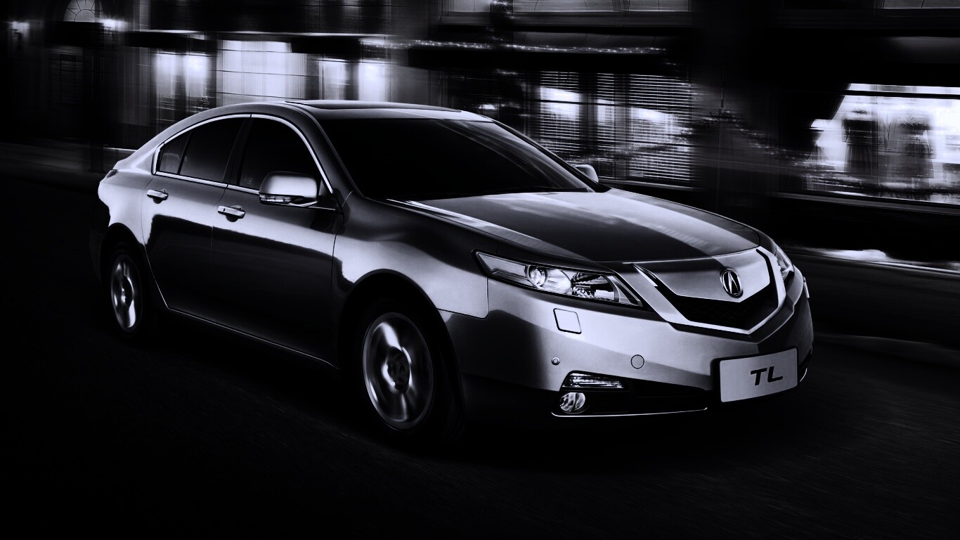 Acura в движении обои