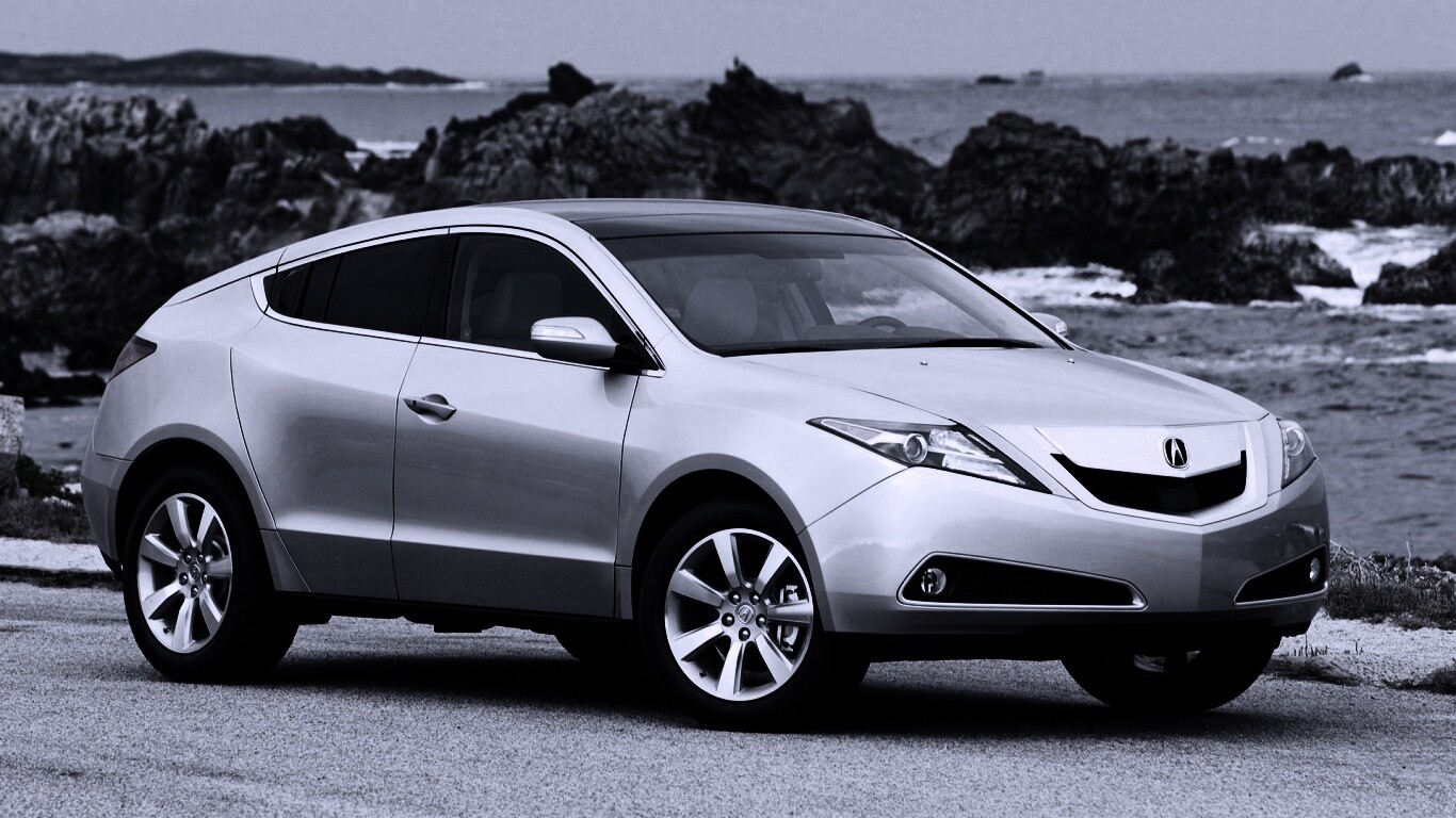Acura на побережье обои