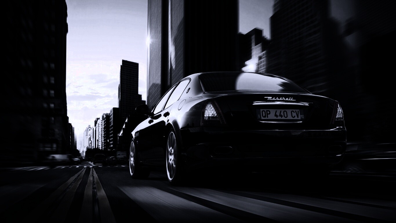 Maserati Quattroporte в городе обои