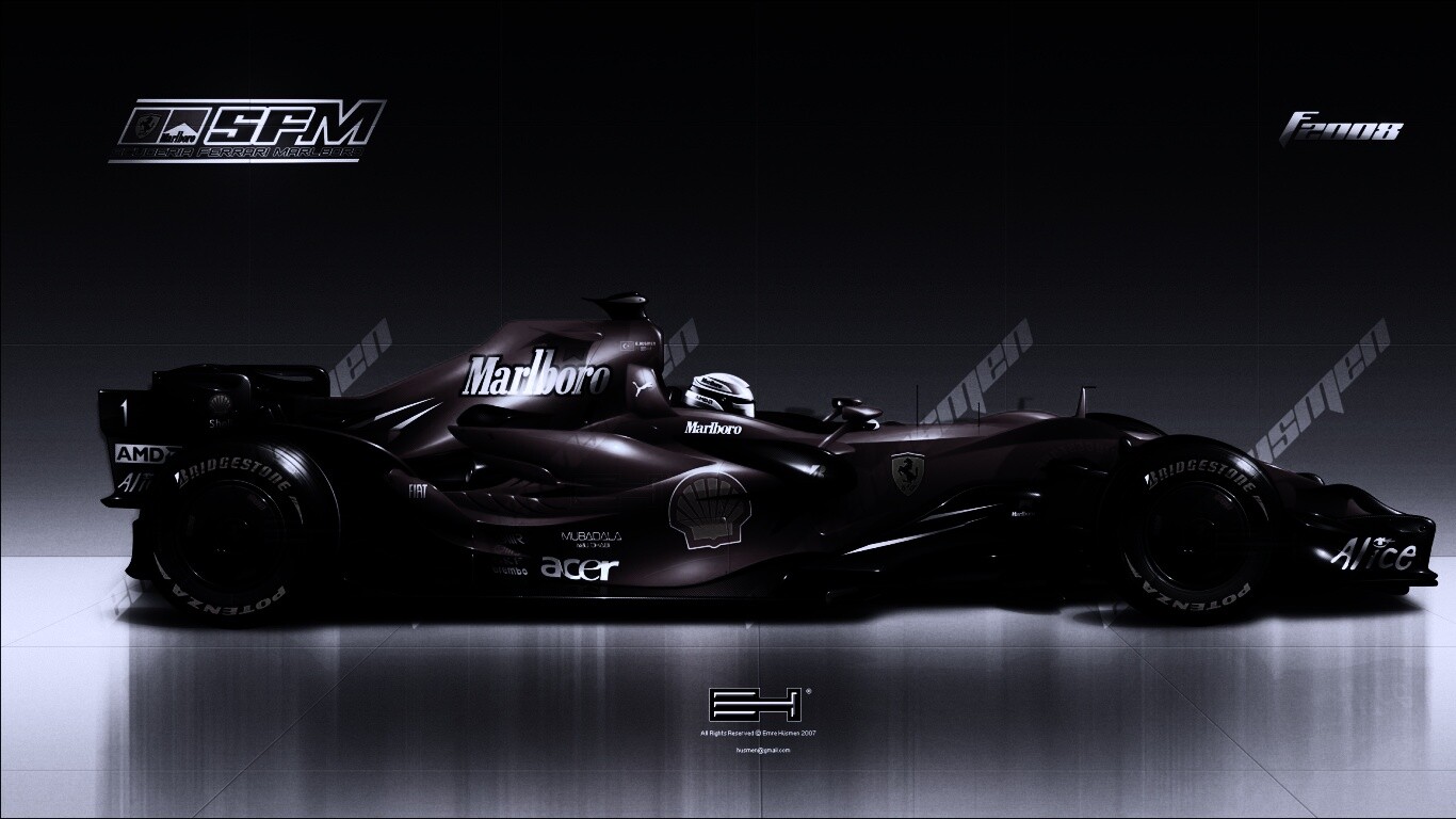 Болид Феррари обои