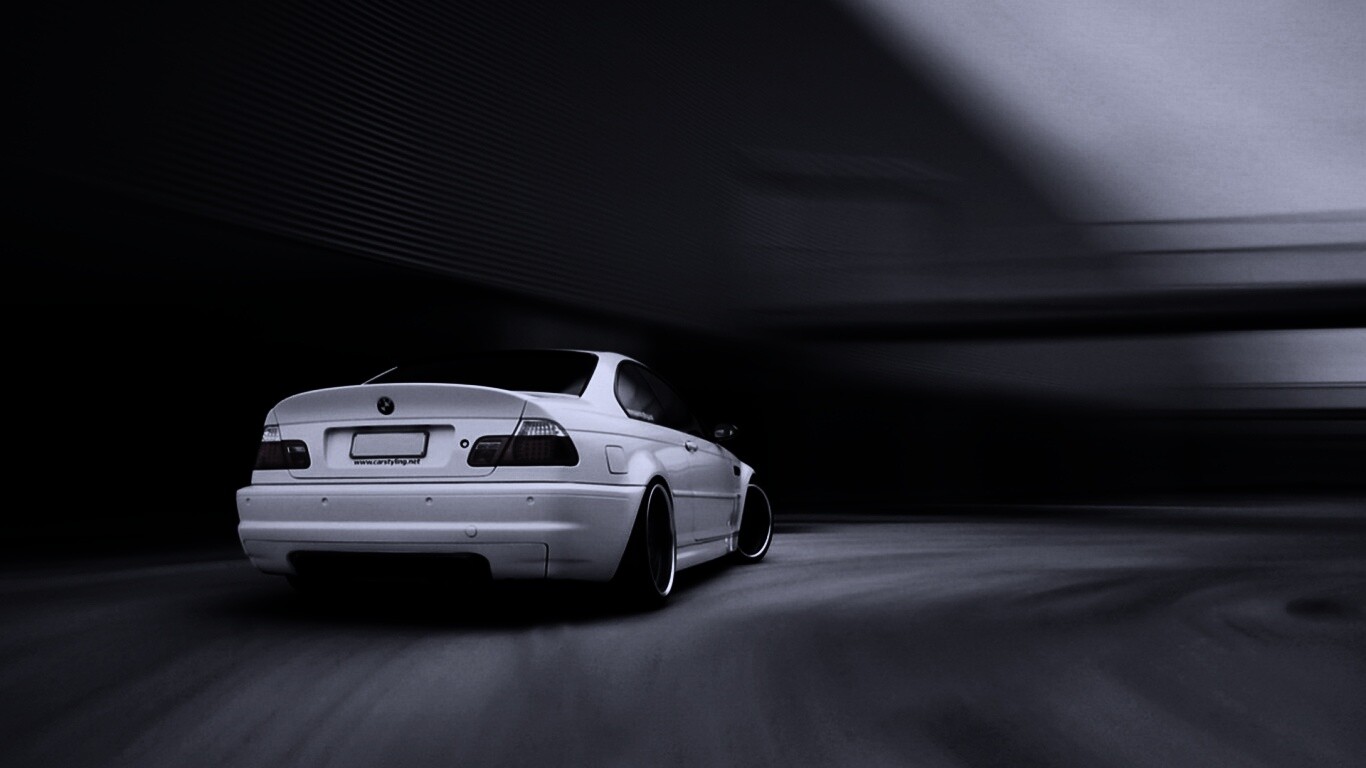 Белый БМВ обои