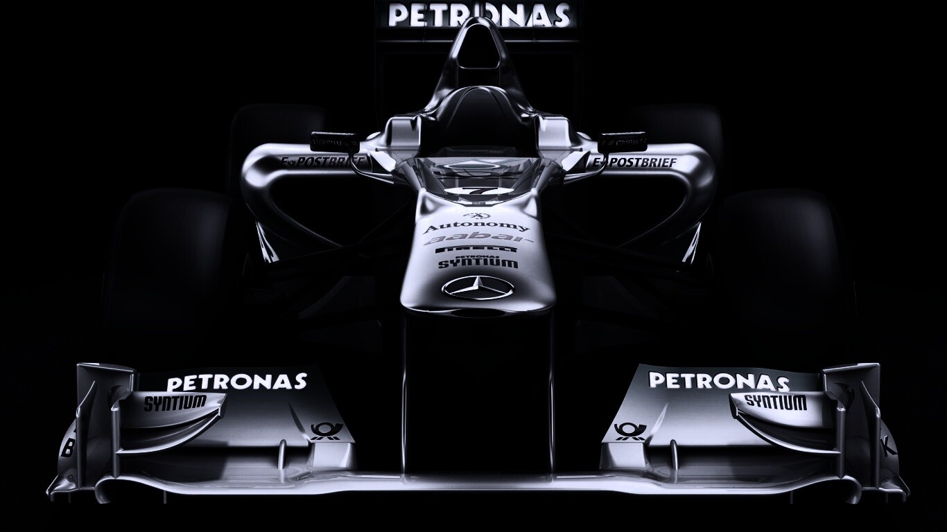 Болид Мерседес обои