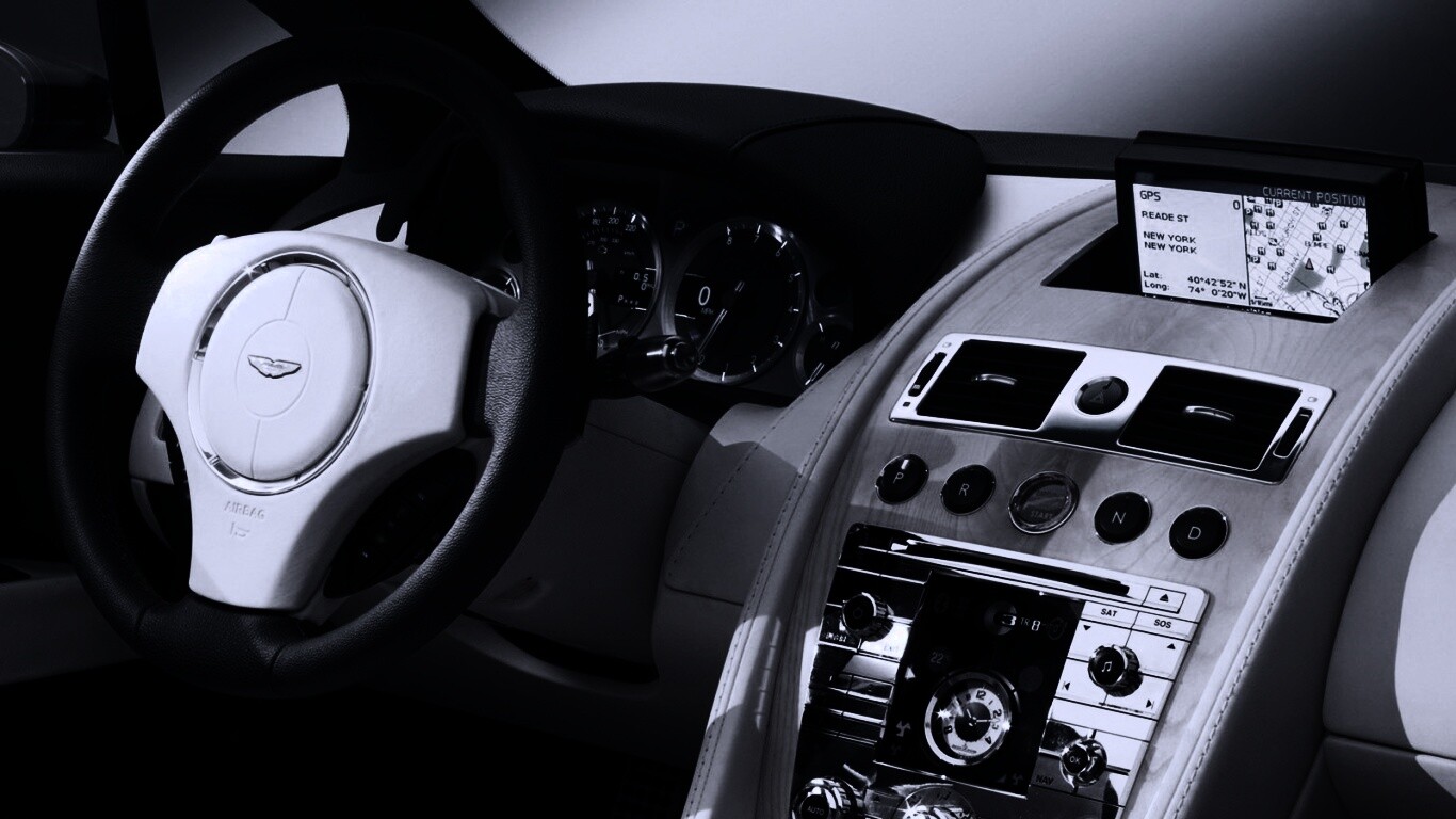 Салон Астон Мартина обои