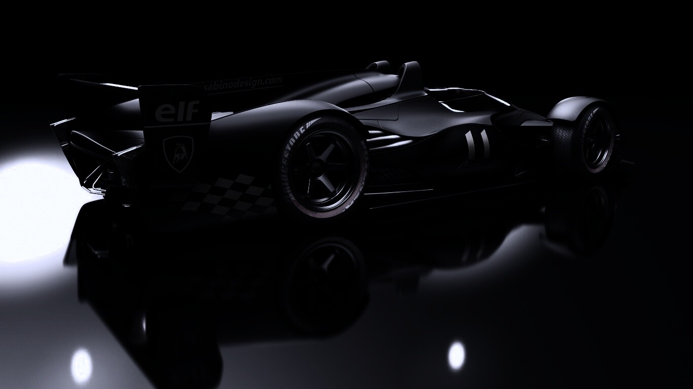 Болид Lamborghini обои