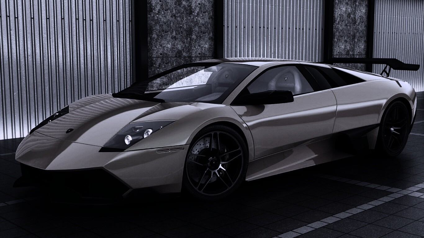 Жёлтый Ламборджини обои