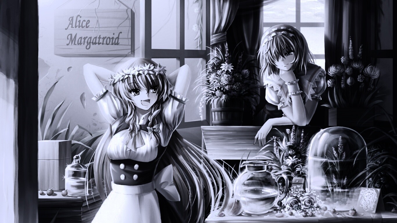 Анимешное утро обои