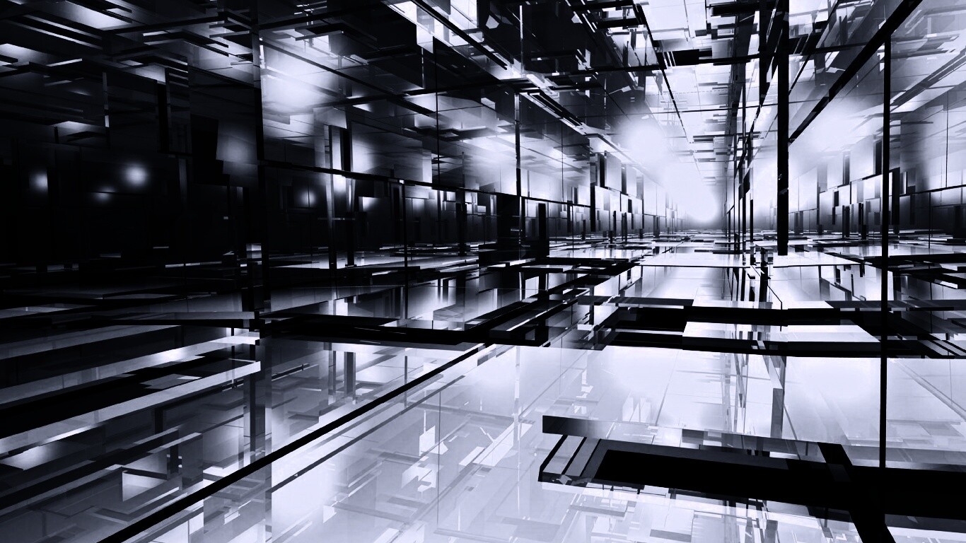 Бесконечные отражения обои