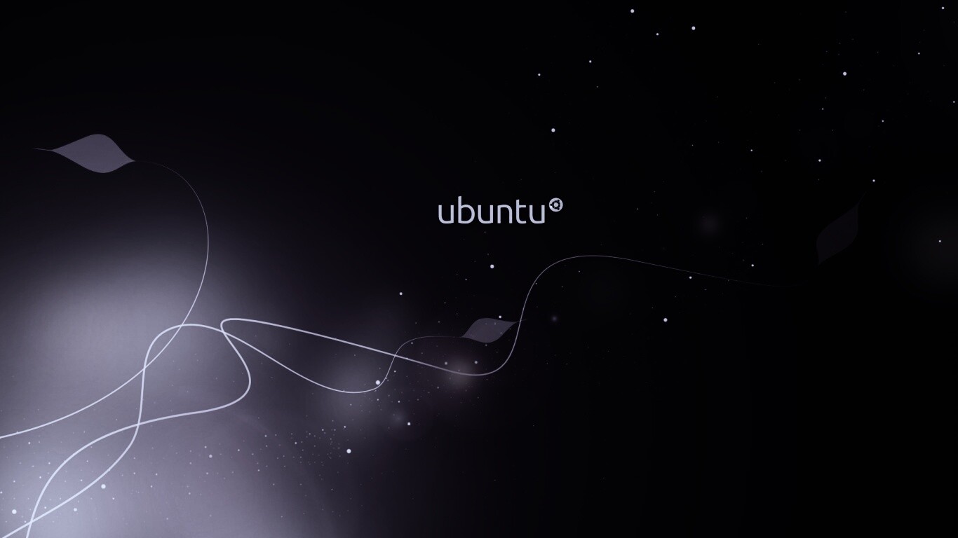 Сиреневые обои Ubuntu обои