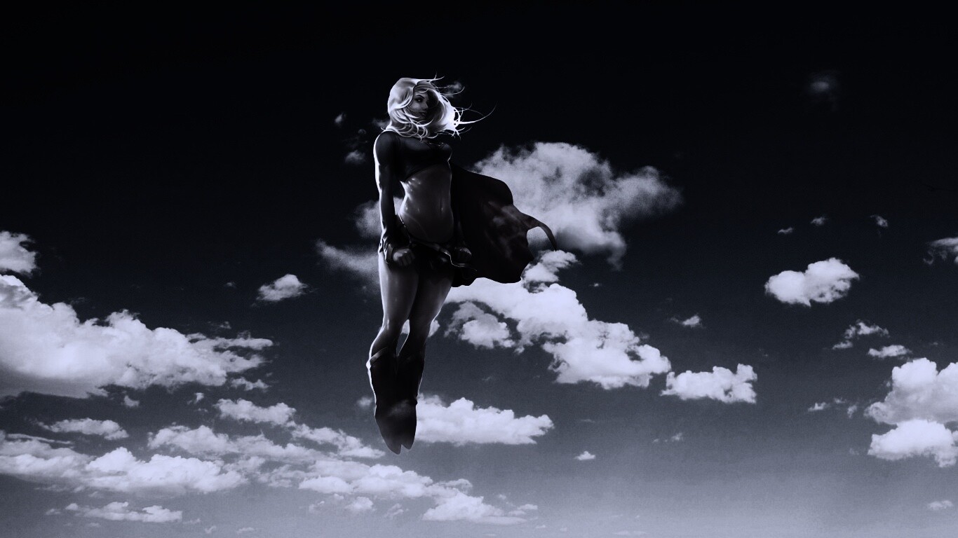 Супердевушка обои