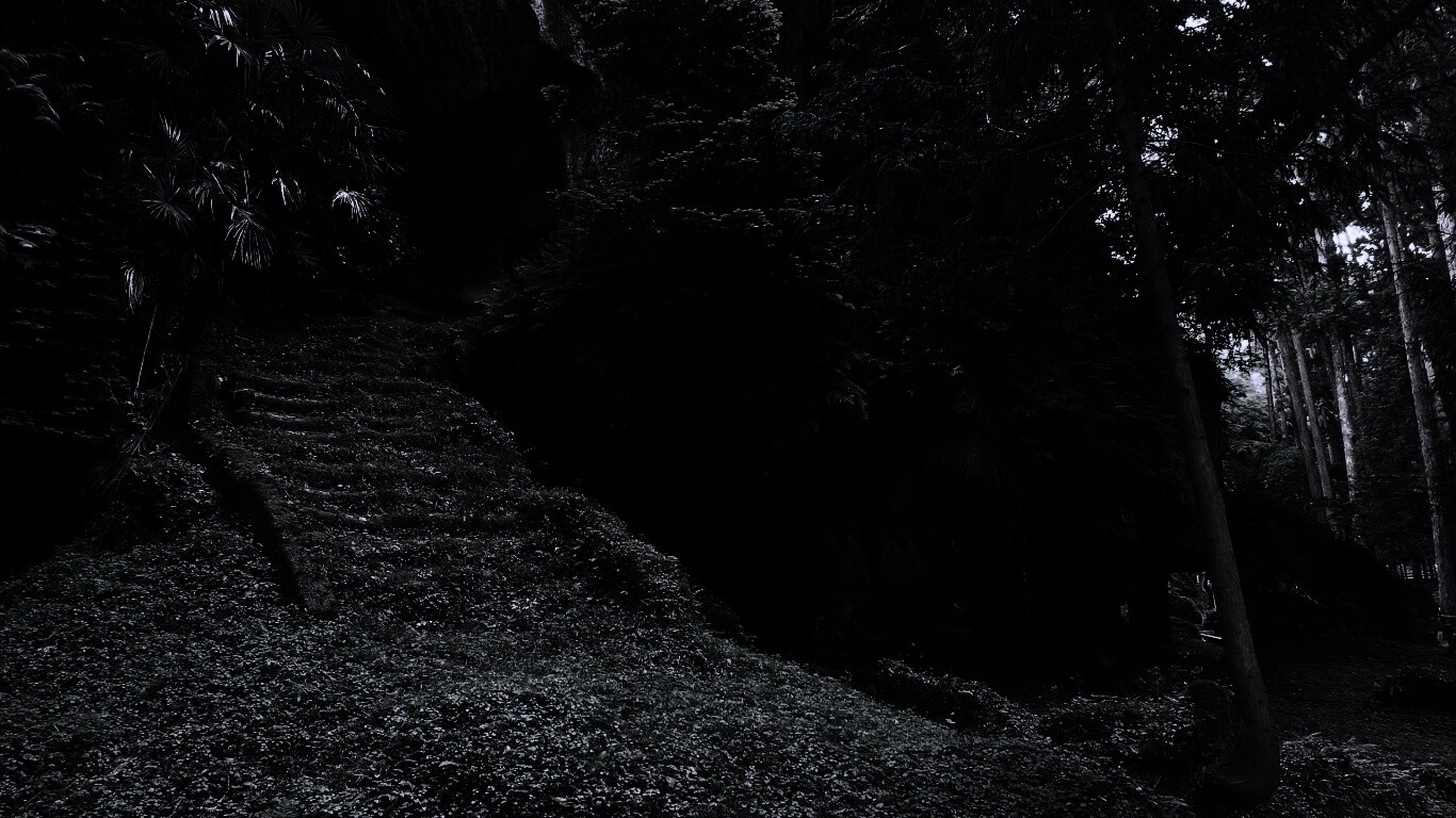 Старинный лесной храм обои