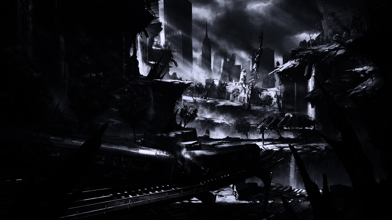 Развалины Нью-Йорка обои