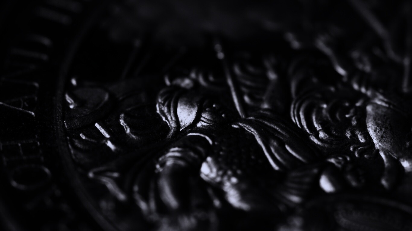 Монета в макро обои