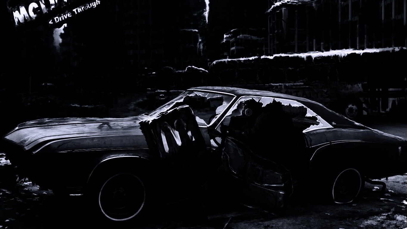 Картина запустения обои