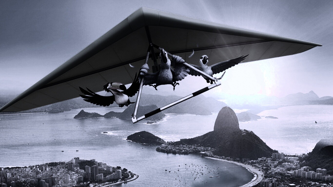 Герои мультфильма Рио обои