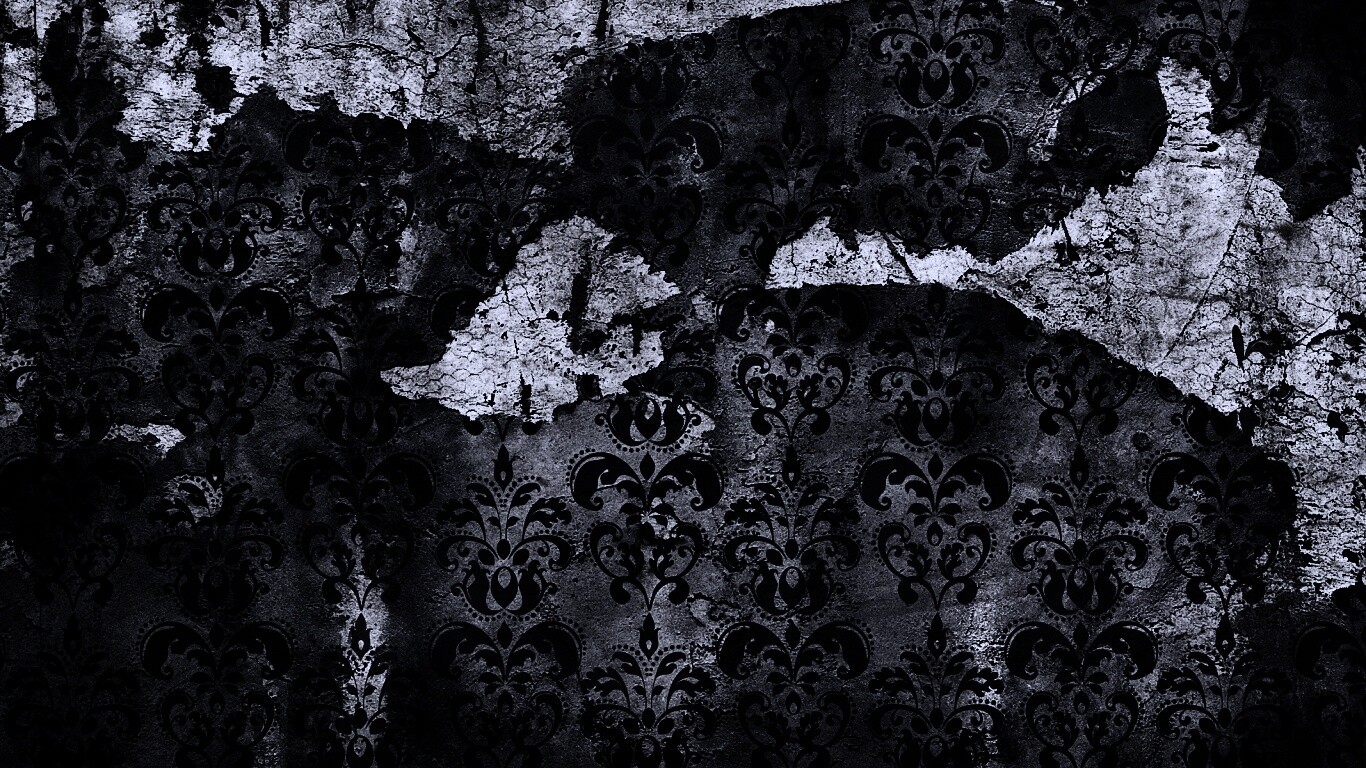 Рваные винтажные обои и штукатурка обои