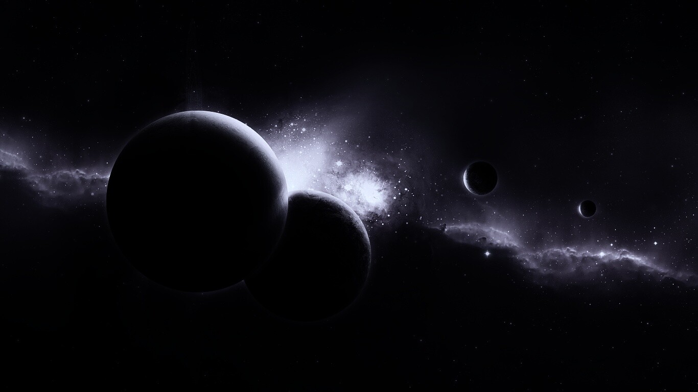 Фиолетовая вселенная обои