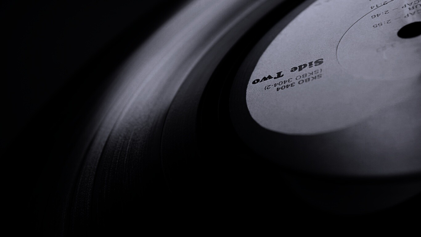 Виниловая пластинка обои