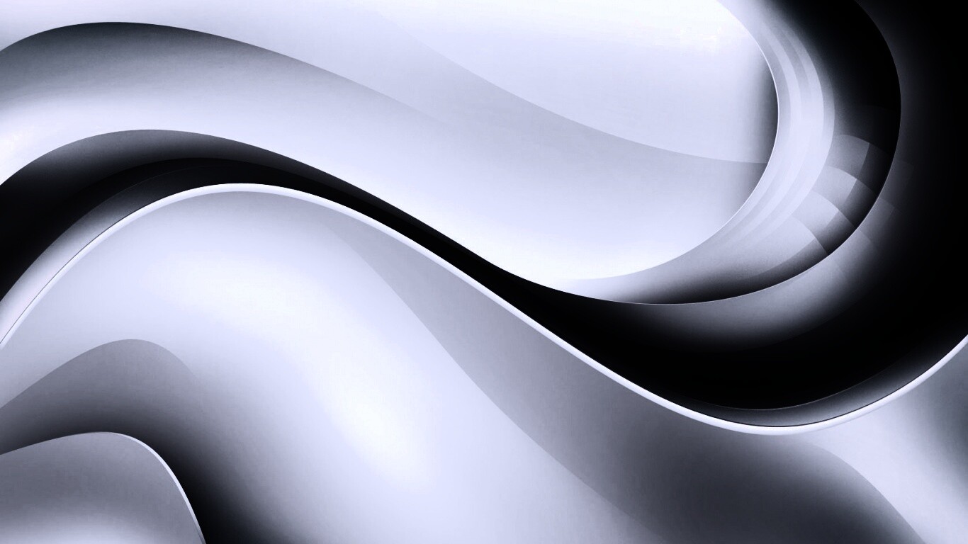 Волнистая графическая абстракция обои