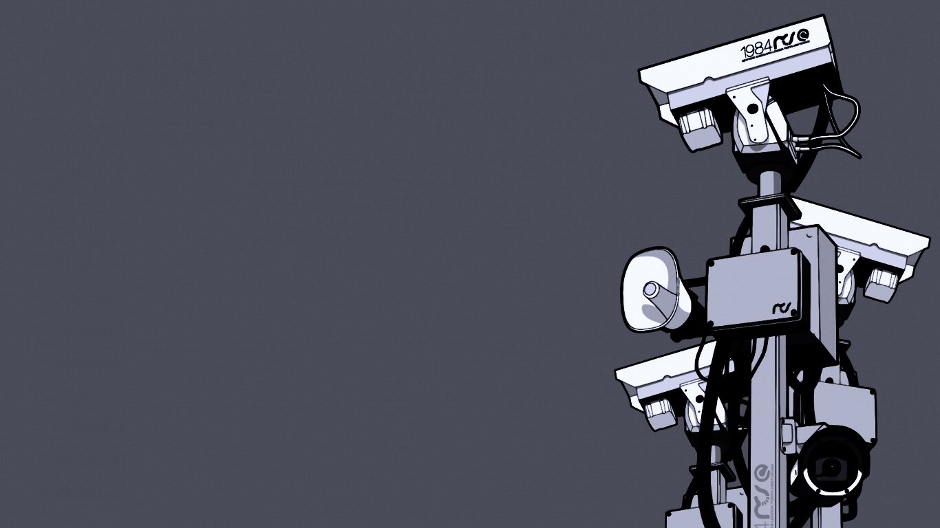 Недремлющее око камер наблюдения обои