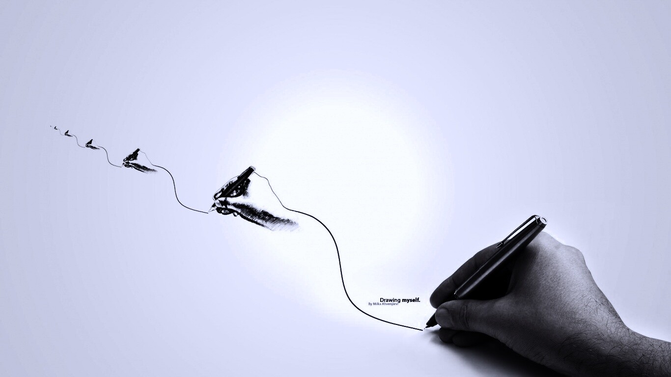 Рисунок - рекурсия обои